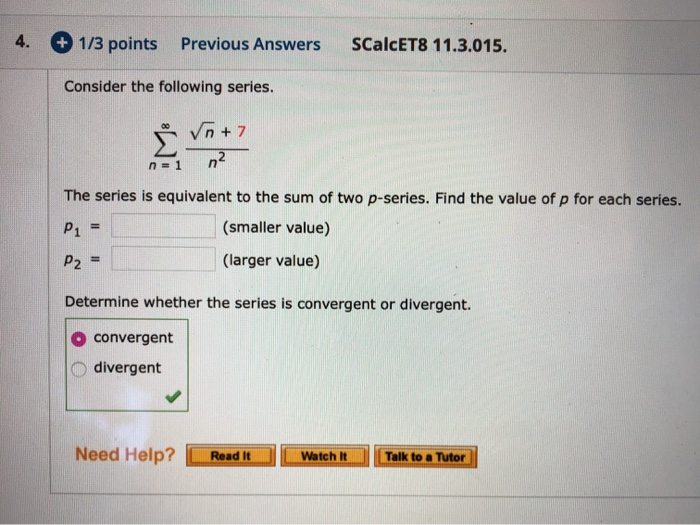 determine the sum of the series calculator